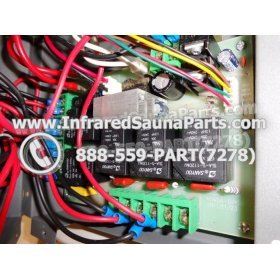 COMPLETE CONTROL POWER BOX WITH CONTROL PANEL - COMPLETE CONTROL POWER BOX  INFRARED SAUNA 110v 120v WITH ONE CONTROL PANEL UNIVERSAL 10