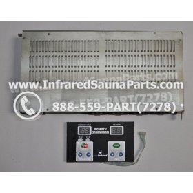 COMPLETE CONTROL POWER BOX WITH CONTROL PANEL - COMPLETE CONTROL POWER BOX SUNMATE INFRARED SAUNA STYLE 2 WITH ONE CONTROL PANEL 2