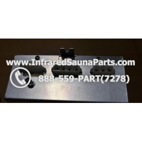 COMPLETE CONTROL POWER BOX WITH CONTROL PANEL - COMPLETE CONTROL POWER BOX NIRVANA SAUNAS 110V  220V SN20051124185 WITH CIRCUIT BOARD SN 20051124279 AND FACEPLATE AND REMOTE CONTROL 29