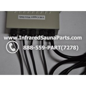 COMPLETE CONTROL POWER BOX 110V / 120V - COMPLETE CONTROL POWER BOX 110V  120V SUNTECH INFRARED SAUNA WITH 8 HEATER PLUGS v2 6