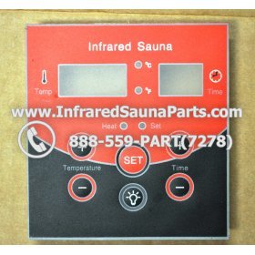 FACE PLATES - FACEPLATE FOR CIRCUIT BOARD ZENAWAKENING INFRARED SAUNA  06S085 1