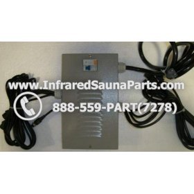 COMPLETE CONTROL POWER BOX 110V / 120V - COMPLETE CONTROL POWER BOX 110V  120V SUNTECH INFRARED SAUNA WITH 8 FEMALE PLUGS 5