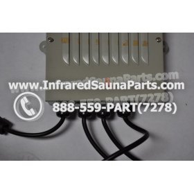 COMPLETE CONTROL POWER BOX 110V / 120V - COMPLETE CONTROL POWER BOX 110V  120V HEATWAVE INFRARED SAUNA WITH 8 HEATER PLUGS v1 2