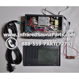 COMPLETE CONTROL POWER BOX 110V / 120V - COMPLETE CONTROL POWER BOX 110V  120V WITH 7 CIRCUIT BOARD PINS  6 FEMALE PLUGS SUPPLY WORLD INFRARED SAUNA 13