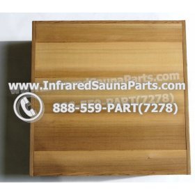 WOOD STEREO HOUSINGS - HEMLOCK WOOD BOX FOR UNIVERSAL COMPLETE CONTROL POWER BOX 2