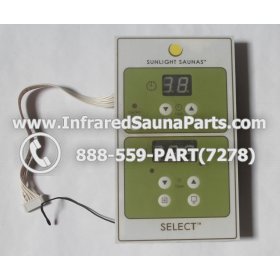CIRCUIT BOARDS WITH  FACE PLATES - CIRCUIT BOARD WITH FACE PLATE SUNLIGHT SAUNAS SELECT MAIN 1