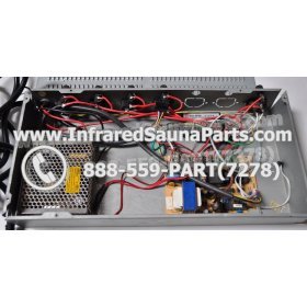 COMPLETE CONTROL POWER BOX 220V / 240V - COMPLETE CONTROL POWER BOX 220V / 240V WATERSTAR INFRARED SAUNA STYLE 8 9