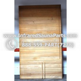 WOOD SAUNA WALLS - HEMLOCK WOOD SAUNA PANEL ( 68.5" x 39.7" ) 3