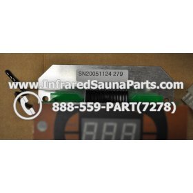 COMPLETE CONTROL POWER BOX WITH CONTROL PANEL - COMPLETE CONTROL POWER BOX CEDRUS 110V / 220V SN20051124185 WITH CIRCUIT BOARD SN 20051124279 AND FACEPLATE AND REMOTE CONTROL 10