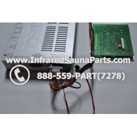 COMPLETE CONTROL POWER BOX WITH CONTROL PANEL - COMPLETE CONTROL POWER BOX KEYSBACKYARD INFRARED SAUNA STYLE 3 WITH ONE CONTROL PANEL 4