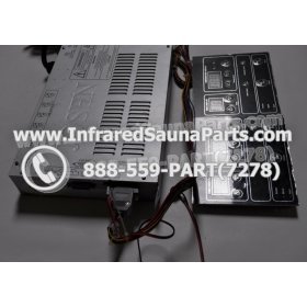 COMPLETE CONTROL POWER BOX WITH CONTROL PANEL - COMPLETE CONTROL POWER BOX MASTERSAUNA INFRARED SAUNA STYLE 3 WITH TWO CONTROL PANELS 2