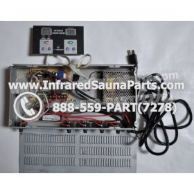 COMPLETE CONTROL POWER BOX WITH CONTROL PANEL - COMPLETE CONTROL POWER BOX GAIA INFRARED SAUNA STYLE 2 WITH ONE CONTROL PANEL 13