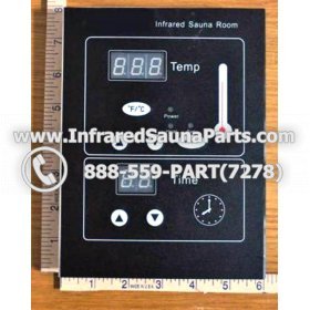 FACE PLATES - FACEPLATE FOR CIRCUIT BOARD BAMXSAUNA INFRARED SAUNA 03112006 OR 12092007 3