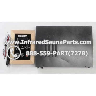 COMPLETE CONTROL POWER BOX WITH CONTROL PANEL - COMPLETE CONTROL POWER BOX HECHT INFRARED SAUNA WITH USB MP3 FM PLAYER ONE CONTROL PANEL 110V / 120V 1
