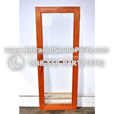 WOOD DOORS + GLASS DOORS - HEMLOCK WOOD DOOR ( 23.8" x 62.7" ) 1