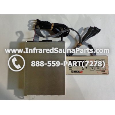 COMPLETE CONTROL POWER BOX WITH CONTROL PANEL - COMPLETE CONTROL POWER BOX EZE INFRARED SAUNA WITH CONTROL PANEL 1